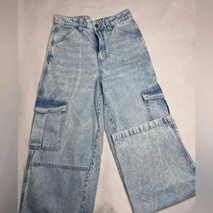 Wide leg  cargo jeans